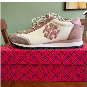 Tory Burch Vintage Nylon Training Sneaker Shoes